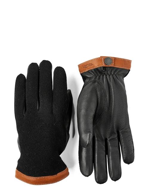 Hestra | Deerskin Wool Tricot Black/Black | 10