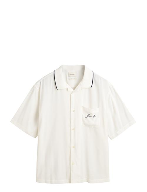 GANT | Rel Viscose Ss Shirt | XL