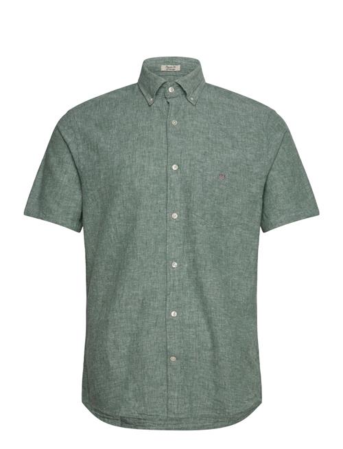 GANT | Reg Cotton Linen Ss Shirt | XXL