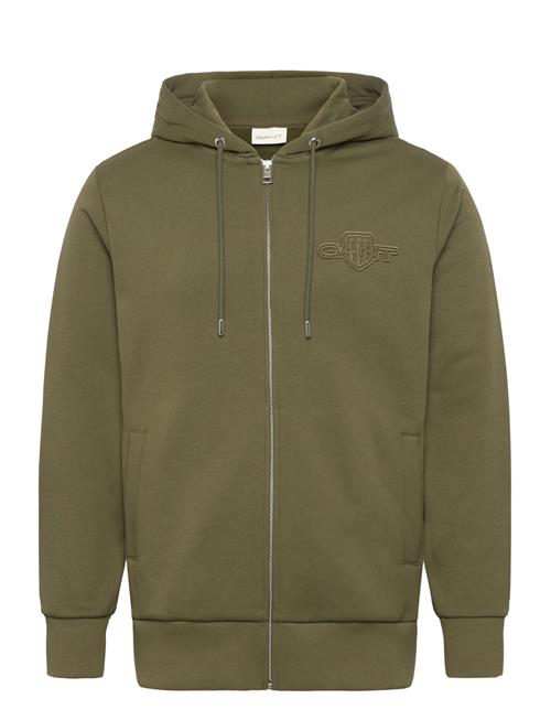 GANT | Reg Tonal Shield Full Zip Hoodie | M