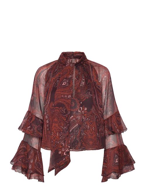 Mango | Paisley Print Blouse | L