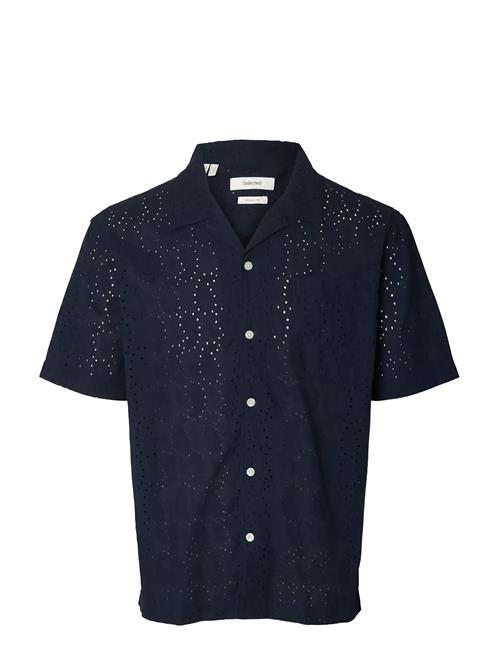 Selected | Slhrlxjax Broderie Ss Shirt | L