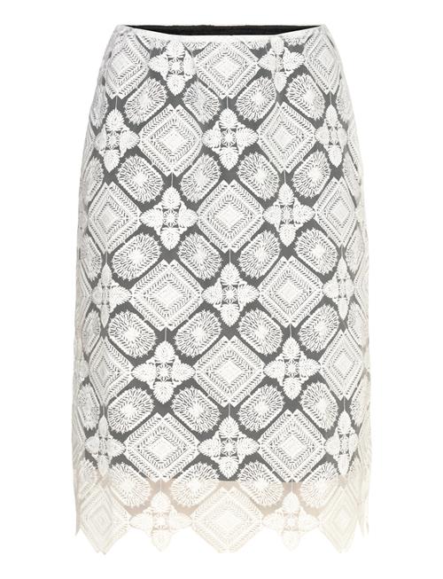 Naja Lauf | Maria Skirt White Embroidery | 40