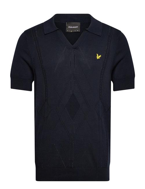 Lyle & Scott | Argyle Knitted Polo | L