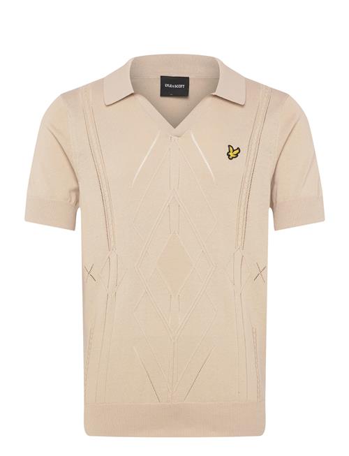 Lyle & Scott | Argyle Knitted Polo | XS