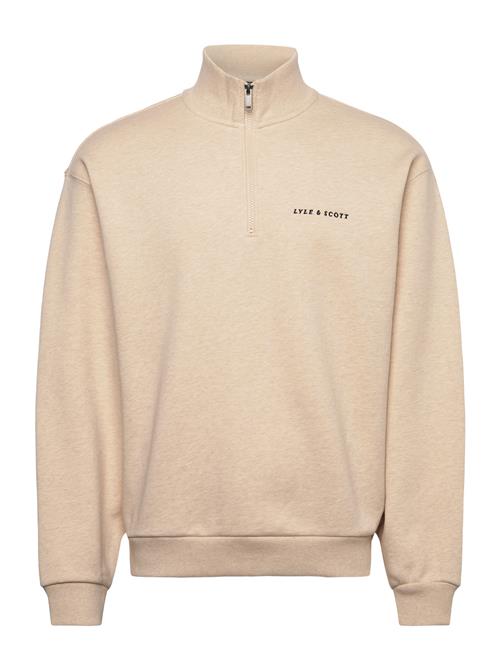 Lyle & Scott | Script Heavyweight Loopback Quarter Zip Sweatshirt | M