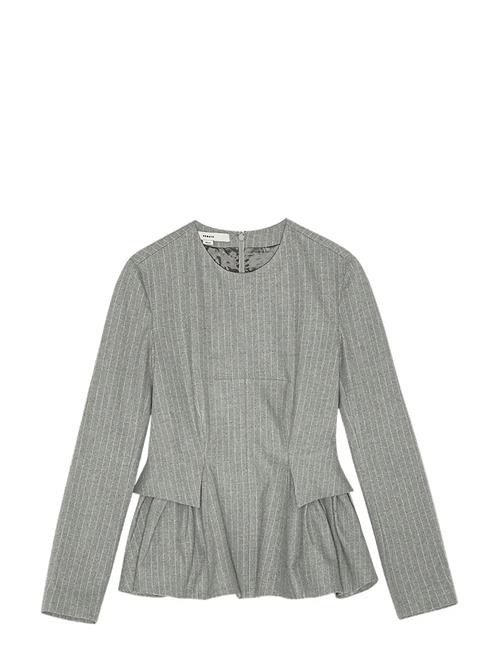 REMAIN Birger Christensen | Long Sleeve Peplum Top | 36