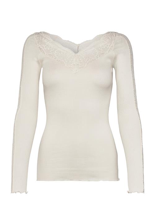 Rosemunde | Rwbeatha Silk Ls Lace T-Shirt | L