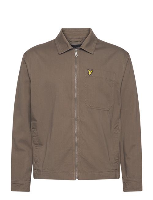 Lyle & Scott | Enzyme Wash Zip Through Overshirt | M