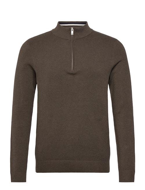 Lindbergh | Structure Zip Neck Knit | XXL