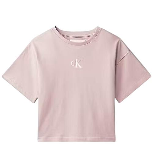 Calvin klein T-shirt - Logo - Mangano Calcite Pink