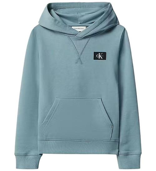 Calvin Klein Hættetrøje - Terry - Citadel Blue