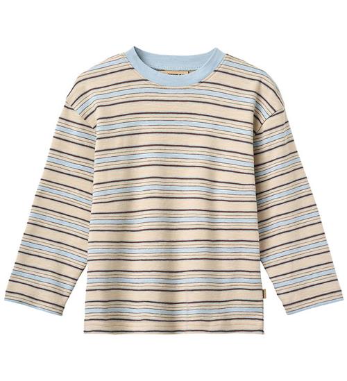 Wheat Bluse - Johan - Multi Blue Stripe