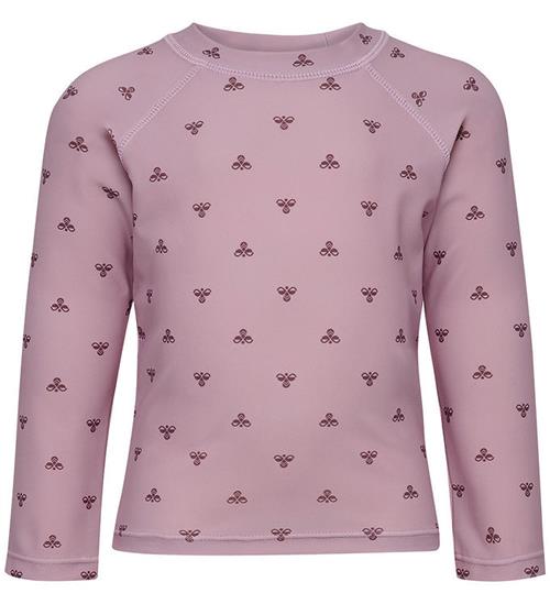 Hummel Badebluse - HmlMini Bee - AOP - Mauve Shadow