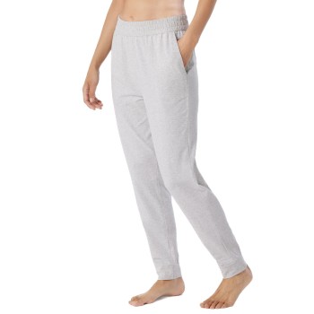 Schiesser Mix and Relax Long Pants With Cuff Lysegrå bomuld 46 Dame