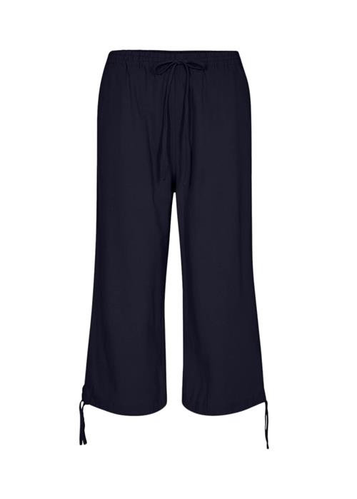Soyaconcept Bukser med lægfolder 'CISSIE'  navy