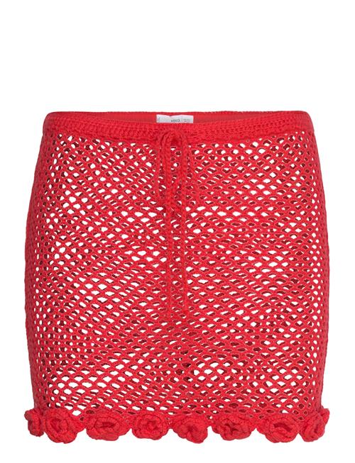 Mango | Crochet Floral Mini-Skirt | M