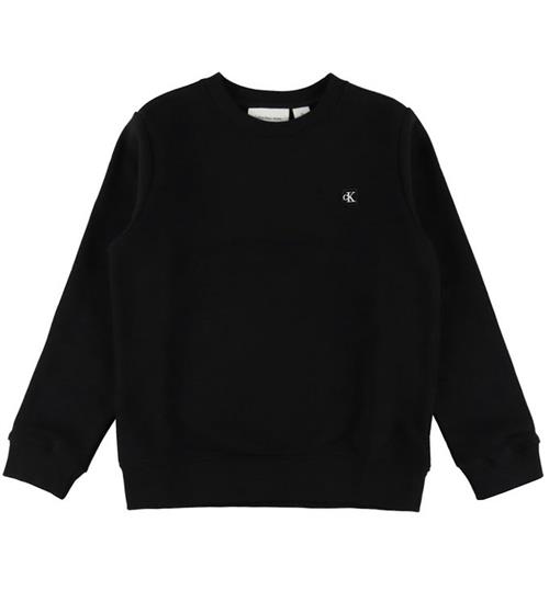 Calvin Klein Sweatshirt - Mini Badge - Sort