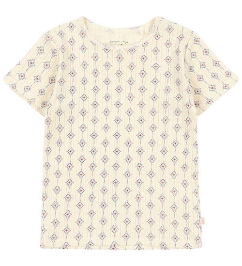 Konges Sløjd T-shirt - Hulmønster - Minnie - Muro Blu