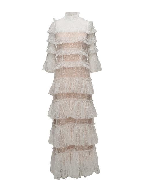 Malina | Carmine Long Sleeve Lace Maxi Dress | L