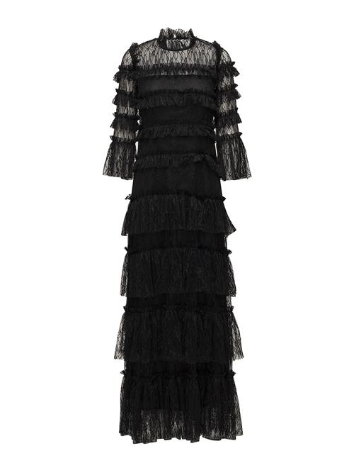 Malina | Carmine Long Sleeve Lace Maxi Dress | XXS