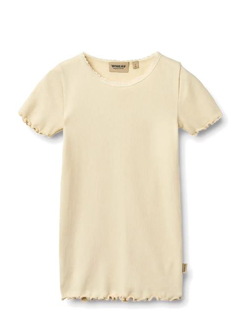 Wheat | Rib T-Shirt S/S Katie | 128