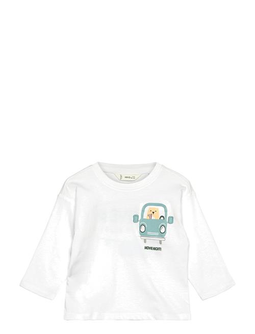 Mango | Embossed Cotton T-Shirt | 116