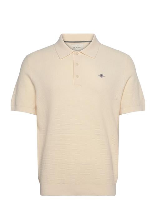 GANT | Micro Textured Cotton Ss Polo | XXXL