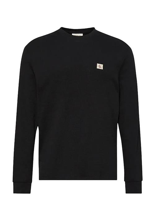 Calvin Klein Jeans | Ls Waffle Badge Crewnk Tee | S