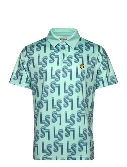 Lyle & Scott Sport | Ls Monogram Printed Polo Shirt | L