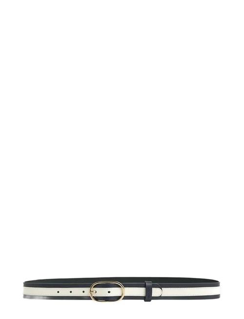 GANT | Stripe Leather Belt | 75
