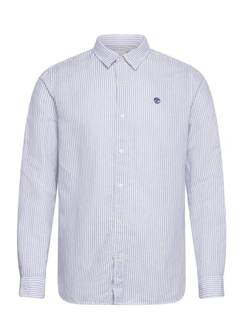 Timberland | Mill Brook Linen Striped Shirt (Regular) Stone Wash Yd | L
