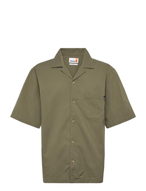 Timberland | Ss Seersucker Resort Shirt Cassel Earth Yd | M