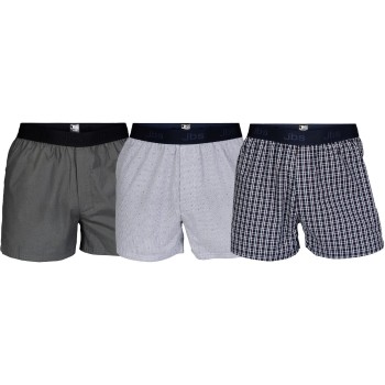 JBS 3P Organic Cotton Boxershorts Blå/Blå økologisk bomuld 2XL Herre