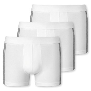 Schiesser 3P 95-5 Stretch Shorts 3XL-4XL Hvid bomuld 4XL Herre