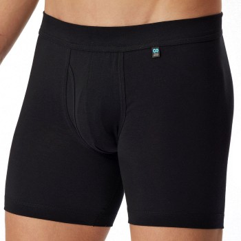 Schiesser Long Life Cotton Cyclist Boxer Sort bomuld Small Herre