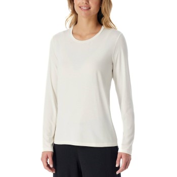 Schiesser Women Mix and Relax Longsleeved Shirt Benhvid modal 36 Dame