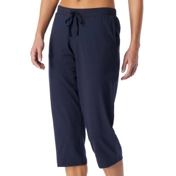 Schiesser Women Mix and Relax Pants Mørkblå bomuld 36 Dame