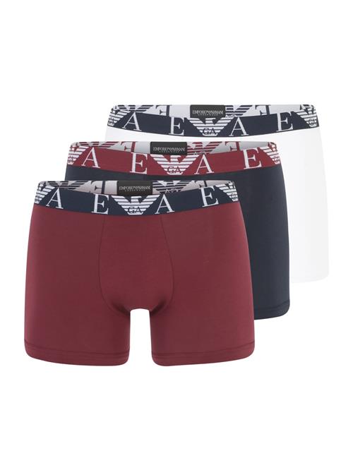 Emporio Armani Boksershorts  navy / vinrød / hvid