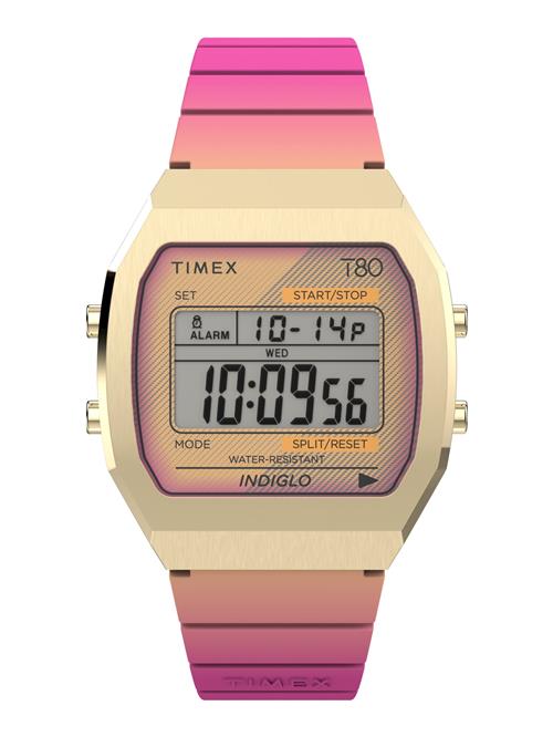 TIMEX Digitalur 'Lab T80'  guld / pink