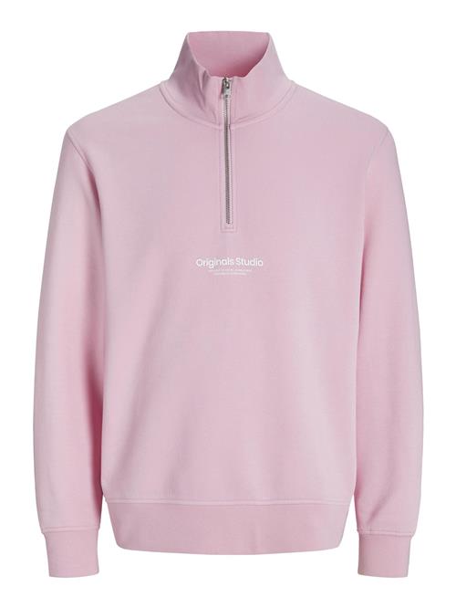 JACK & JONES Sweatshirt 'JORVesterbro'  lys pink / hvid