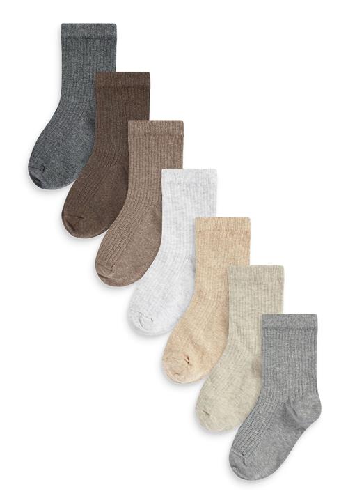 Next Sokker  camel / choko / lysebrun / taupe / grafit / røggrå / grå-meleret