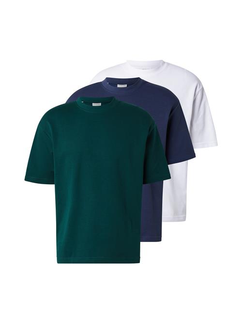 SELECTED Bluser & t-shirts 'SLHOSCAR'  navy / sort / hvid