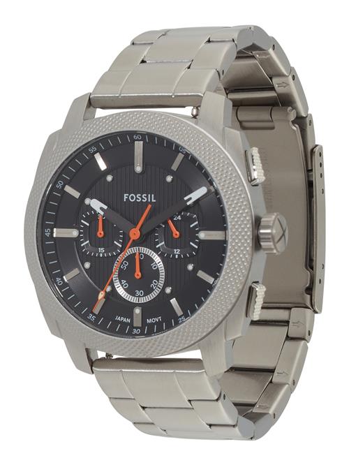 FOSSIL Analogt ur 'Machine'  sort / sølv