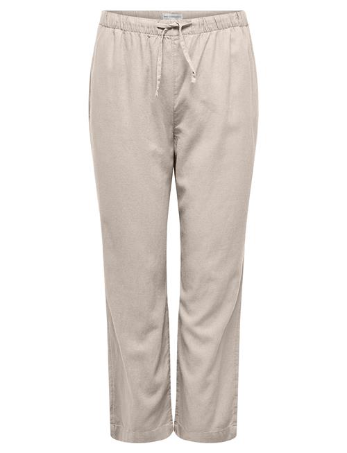 ONLY Carmakoma | Carcaro Mw Linen Bl Pull-Up Pant Tlr | 44 x 32