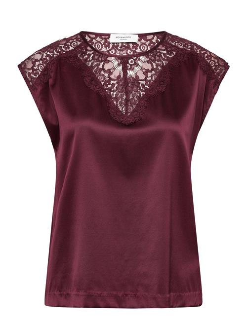 Rosemunde | Rwjade Silk Sl Lace Top | 40