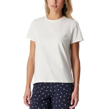 Schiesser Women Mix and Relax Cotton T-Shirt Benhvid bomuld 38 Dame