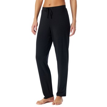 Schiesser Women Mix and Relax Straight Pants Sort modal 40 Dame