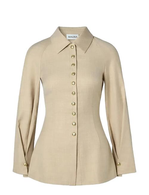 Malina | Joan Tailored Fitted Button Shirt | 36