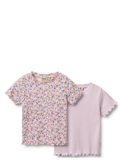 Wheat | 2 Rib T-Shirt S/S Alicia | 104